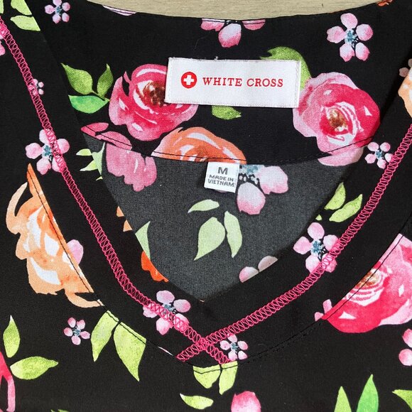 White Cross Scrub top - Picture 2 of 6